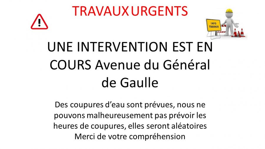 coupure d’eau