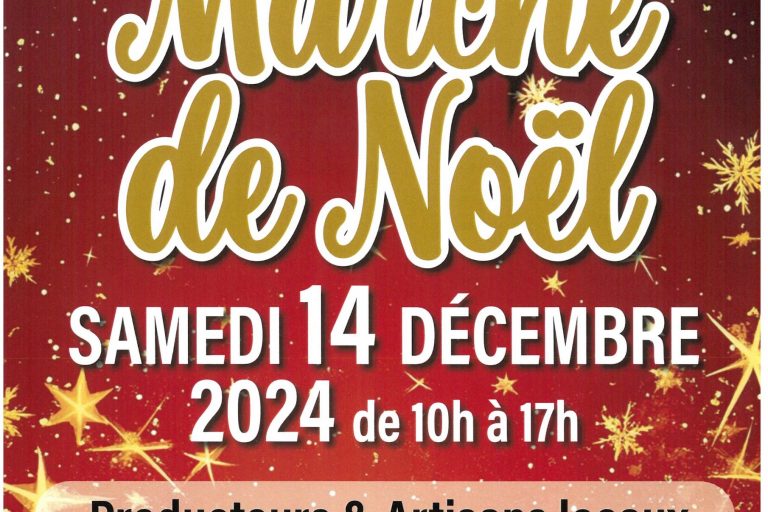 Affiche Marché de Noël_Neuillé-Pont-Pierre