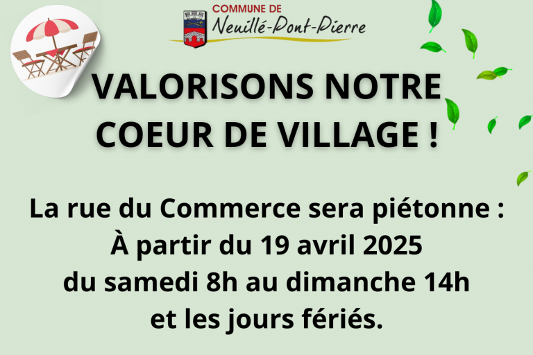 Rue du commerce piétonne – communication